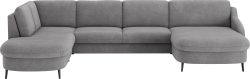 sit&more Wohnlandschaft »Soul U-Form«, wahlweise mit Bettfunktion und Bettkasten oder Schubkasten