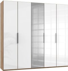 Fresh To Go Kleiderschrank »Level«, mit Glas- und Spiegeltüren