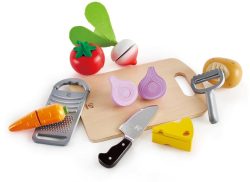 Hape Spiel-Lebensmittel KOCHGRUNDLAGEN 10-teilig