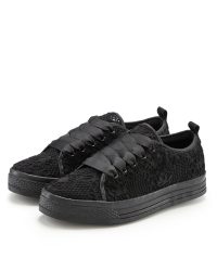 LASCANA Sneaker, mit leichter Plateausohle, Schnürhalbschuhe, Freizeitschuhe, Spitze