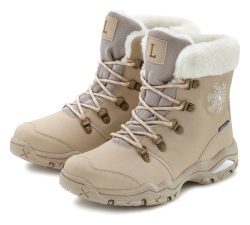 Lascana, LASCANA Winterstiefelette, Outdoor Boots mit Warmfutter, wind- & wasserabweisender Tex-Membran