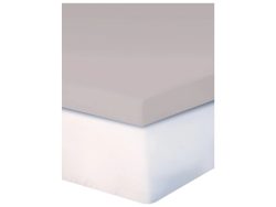 Fixleintuch für Boxspring-Topper, 140-160 x 200 cm, grau