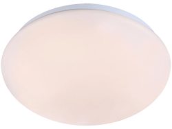 GLOBO KIRSTEN Deckenleuchte weiß, Acryl weiß, LED, D:255, H:90, inkl. 1xLED 8W 27V, 56