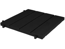 Terrassenplatte CLIP PVC schwarz