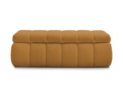 Bettkasten BOBOCHIC MONT-BLANC Boucle-Stoff gelb