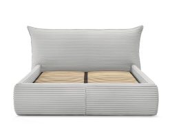 Bettkasten BOBOCHIC JADE 160x200cm stoff hellgrau