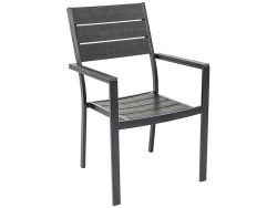 Gartenstuhl SIDE Aluminium schwarz