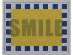 Leinwand bedruckt SMILE 1 Stück mehrfarbig 50x40x2.2cm