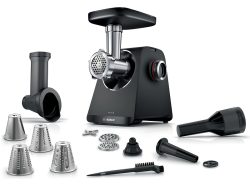 Bosch Serie 4, Fleischwolf, MultiPower, 1900 W, Schwarz, Schwarz, MFWS440B, ID MFWS440B