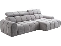 Ecksofa JUST 4 YOU CORFU Polyester grau