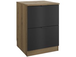Gami Schrankmodule »Eden Küche Topfschrank B.60 2 Auszügen«, Topfschrank mit 2 Auszügen B.60