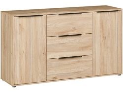 Sideboard ORKNEY 2 Türen 3 Schubladen 41.4x142.6x81.7cm holz dekor