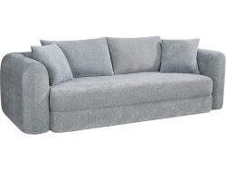 Vakuum-Schlafsofa AUBIN Stoff grau