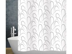 diaqua® Duschvorhang Swing 180 x 200 cm, Silber