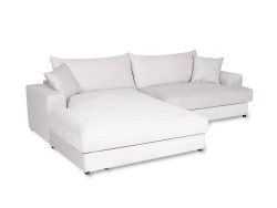 Ecksofa PAUL II Stoff beige