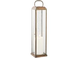 HOUSE NORDIC Laterne HERSLEV 49cm antik