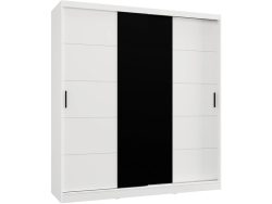 Schwebetürenschrank KINGSTON weiss 2 Türen