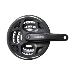 Shimano Altus FC-M311 Kurbelgarnitur 42/32/22 schwarz 170 2019 Kurbelgarnituren