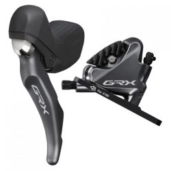 Shimano GRX ST-RX810/BR-RX810 Scheibenbremse Vorderrad 2-fach black/grey 2020 Scheibenbremsen komplett