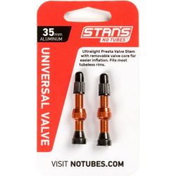 NoTubes Ventil Tubeless 35 mm, Orange