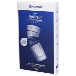 EpiTrain Aktivbandage mit Gurt Grösse 4 titan (1 Stück)