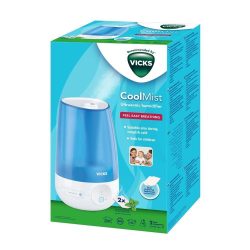 Vicks Mini Kaltluft Ultraschall-Luftbefeuchter VUL565E (1 Stück)