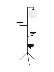 Globen Lighting-Astoria Floor Lamp, Black