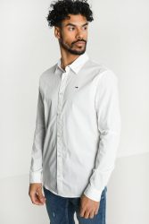 TOMMY JEANS, Tommy Jeans Herren Hemd, Slim Fit, langarm M