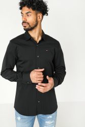 TOMMY JEANS, Tommy Jeans Herren Hemd, Slim Fit, langarm S