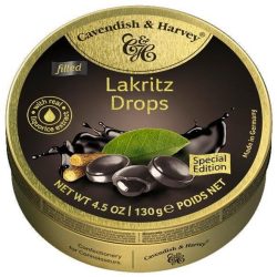 Cavendish & Harvey, Lakritz Drops gefüllt - 130g