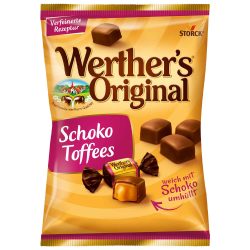 Werther's Original Schoko Toffees Karamelltoffees mit Vollmilchschokolade