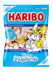 Haribo Milch Milpferde 175g Fruchtgummi mit Magermilchpulver