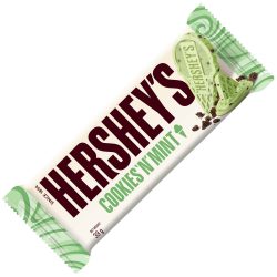 Hershey's Cookies'n'Mint 39g Weiße Schokolade mit Minzgeschmack
