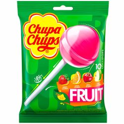 Chupa Chups Fruit 10 einzeln verpackte Lollis
