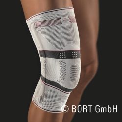 bort Knieband Sil XXL+ HR s'grau (1 Stück)