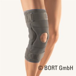 bort Kniebandage Gelenk Gr5+ grau (1 Stück)