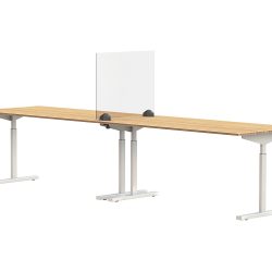 Tischtrennwand für Doppelarbeitsplatz