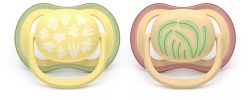 Philips Avent Ultra Air Sucette +0m Luftdesign beige