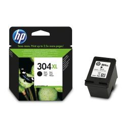 HP Original Tintenpatrone N9K08AE / 304XL, Schwarz