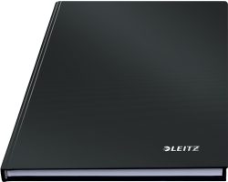 Leitz Notizbuch Solid A5 liniert, schwarz