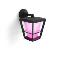 Philips Hue White and Color Ambiance Econic - Garten-Wandleuchte (Schwarz)