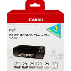 Canon Pgi-29 Mbk/pbk/dgy/gy/lgy/co Tintenpatrone