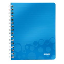 undefined, Leitz WOW Notizbuch Blau, Metallisch A5 80 Blätter