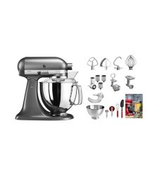 Kitchenaid Artisan KSM200 Küchenmaschine Swiss Edition silber