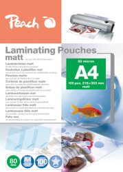 Peach Laminierfolien A4, 80 mic, matt, S-PP580-22, 100 Stk.