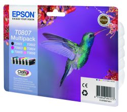 Epson T080740 Multipack CMYB/lC/lM Stylus Phot Tintenpatrone