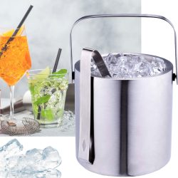 Eiseimer mit Doppelwand, Edelstahl, 1,2 l