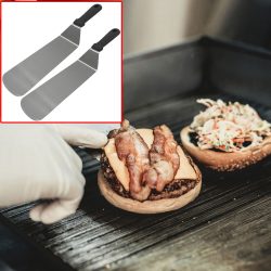 2er-Set, Barbecuespachtel, Grillwender, Edelstahl, je L 36 x B 7,2 cm