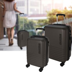 KOOR Reisekofferset Explorer 2-teilig, Anthrazit Reisekoffer