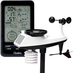 Professionelle Funk-Wetterstation mit Aussensensor, Hygrometer und Wettervorschau